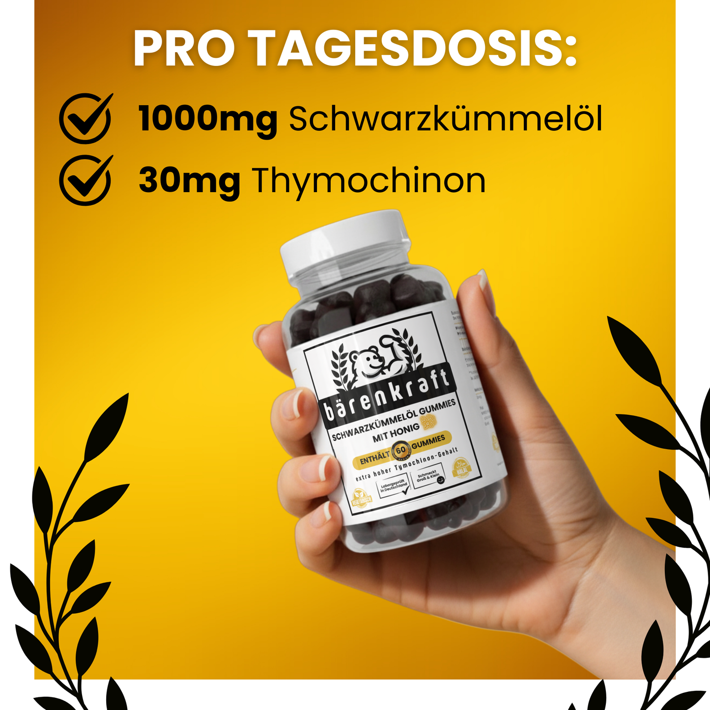 Bärenkraft Schwarzkümmelöl Gummibärchen